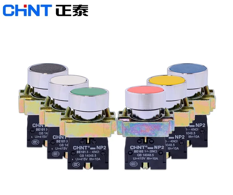CHINT CHNT Self Кнопка сброса переключатель NP2-BA31/42/35/51/33/45/61 XB2 плоская головка самосброс