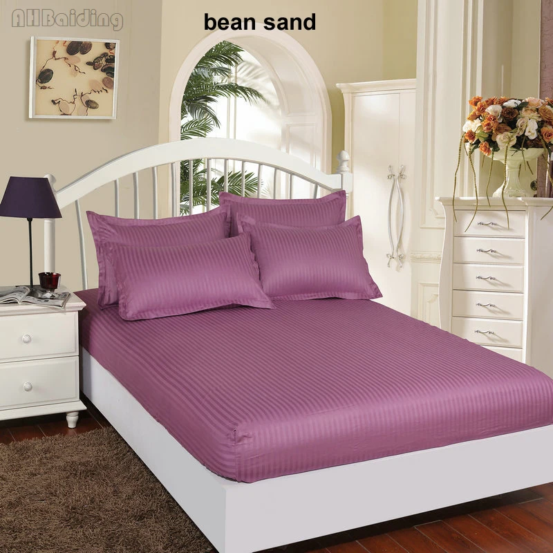 Оптовая продажа оранжевый Цвет а ля 60ые отель простыня 100% хлопок сатин 25 см