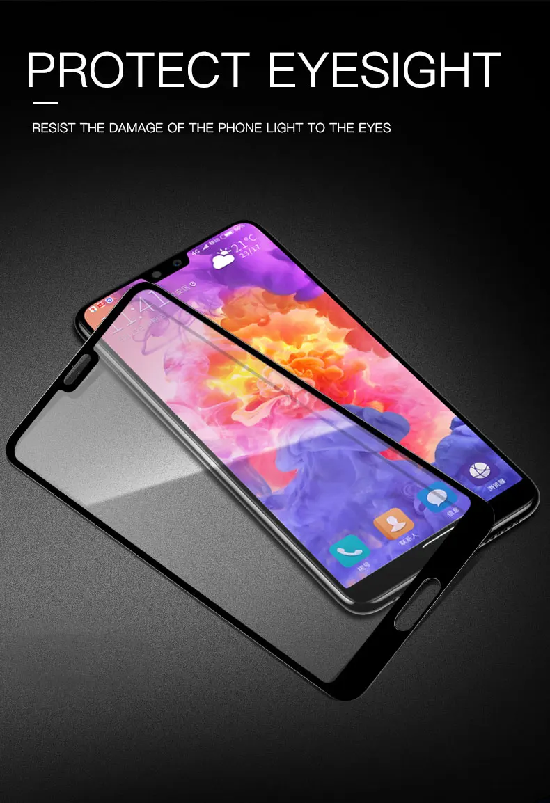 3D закаленное стекло для huawei P20 Lite mate 10 защита экрана полное покрытие стекло для huawei P20 mate 10 Pro защитная пленка