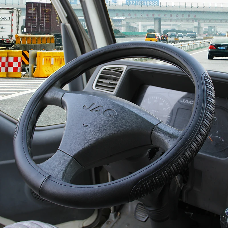 Из искусственной кожи Чехлы рулевого колеса автомобиля для автомобилей, автобусов, MPV Субару Outback грузовик, инженерный транспорт, Размеры: 36, 38, 40, 42, 45, 47(Европа) 50 см Диаметр