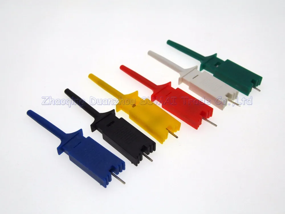 Зажим для тестового крючка крюк измерительного щупа SMD IC мультиметра тестовые зажимы логического