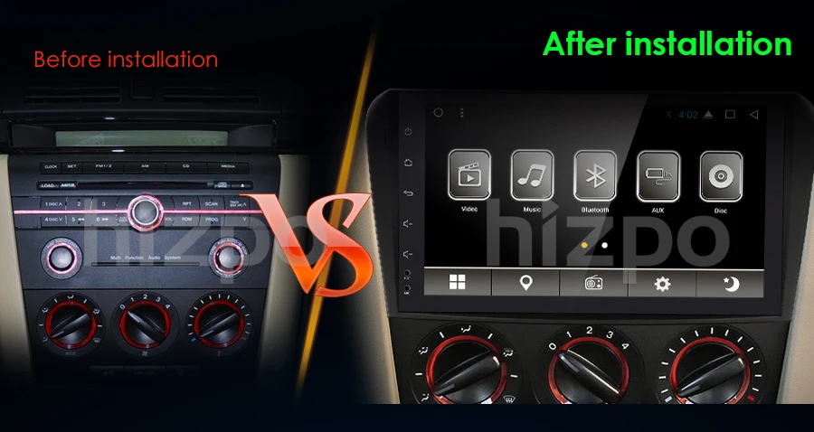 Четырехъядерный Android7.1 подходит для MAZDA 3 MAZDA3 2004 2005 2006 2007 2008 2009CarMonitor Автомобильный