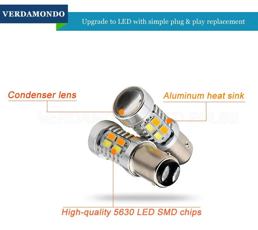 BAY15D 5630 20 smd двойной цвет тип 2 белый желтый светодиодный DRL указатель поворота