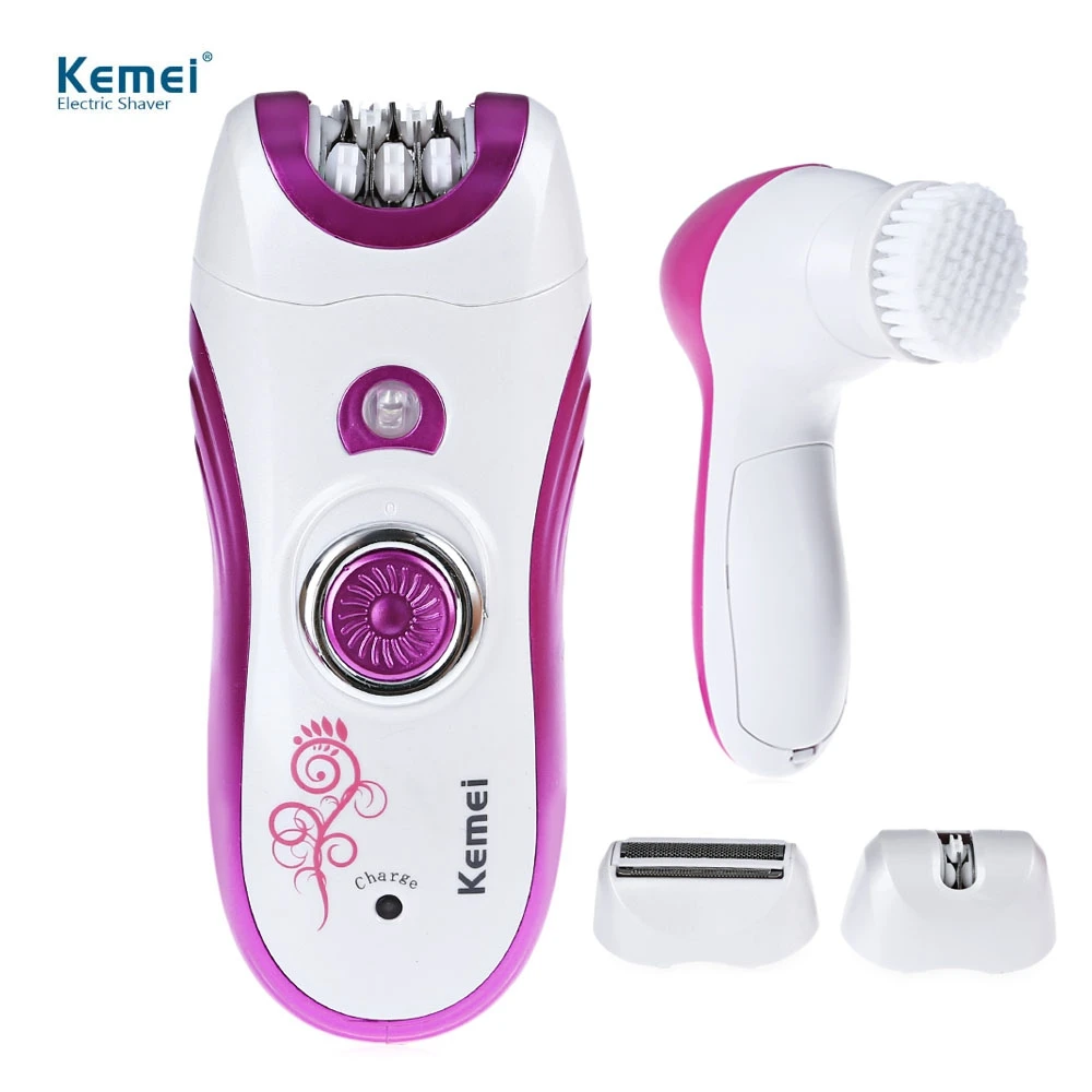 Kemei KM 3066 перезаряжаемый ручной эпилятор для зон бикини удаление бритья Defeatherer