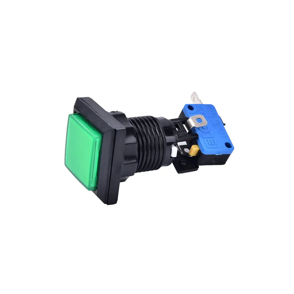 Горячая Новинка 1 шт аркадный светодиодный кнопочный мгновенный с подсветкой 5