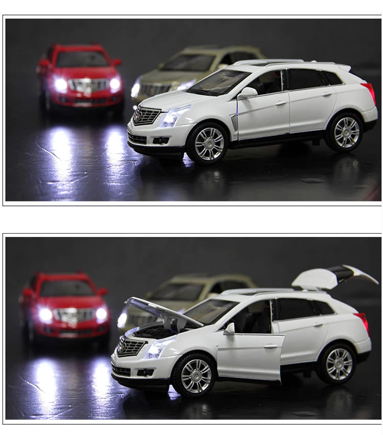 1:32 SRX SUV игрушечный автомобиль модель сплав оттягивание детские игрушки подлинный лицензионный коллекционный подарок внедорожный Акустооптический автомобиль для детей