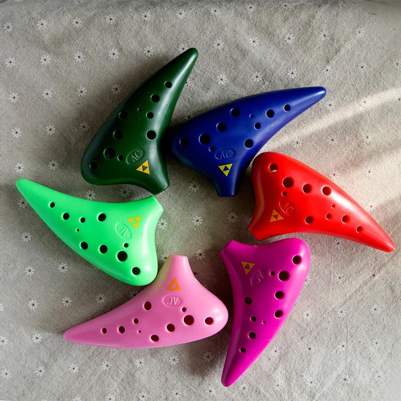 Ocarina пластиковая защитная 12 отверстий отверстий|Окарина| |