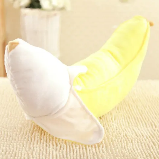 

1pc 45cm High Quality PP Cotton Skinned Banana Pillow Creative Plush Toy Cushion Gift for Girls