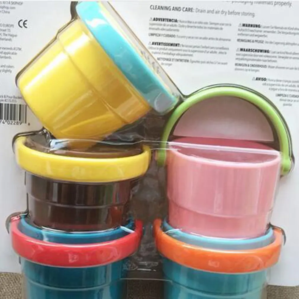 Baby shower маленькое ведро цвет стек Душ Животных портативное ванная комната играть
