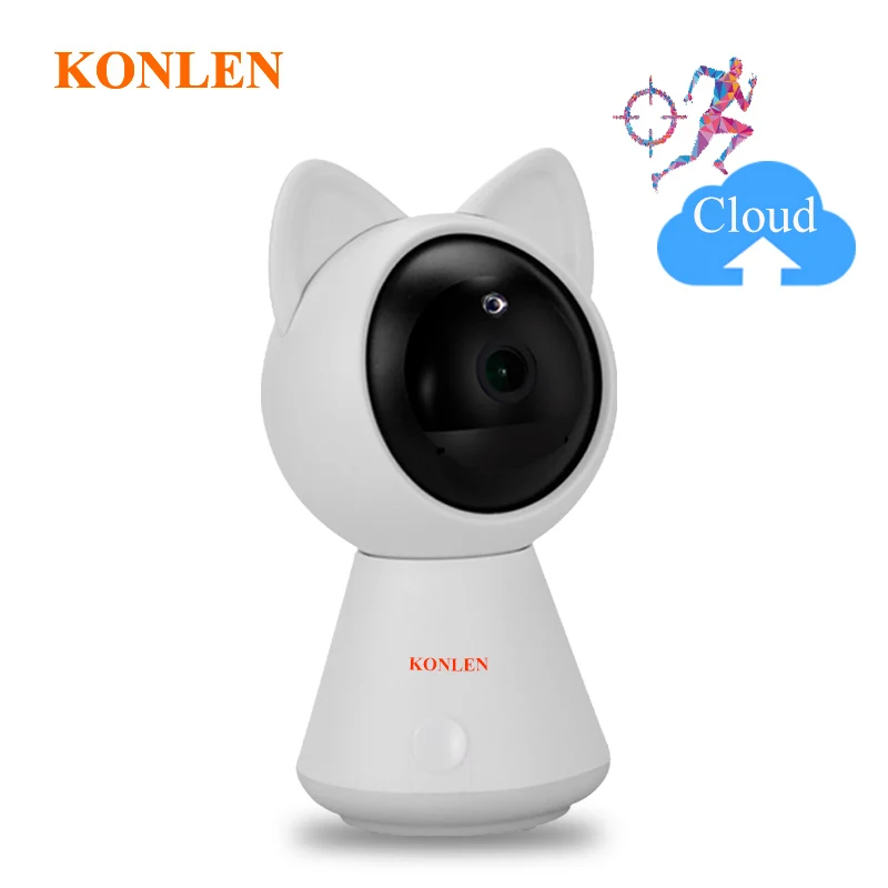 Беспроводная IP камера видеонаблюдения KONLEN Wi Fi 1080P 720P HD|Камеры видеонаблюдения| |