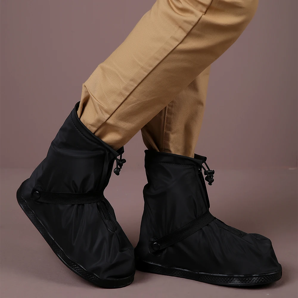 Уличная Водонепроницаемая велосипедная обувь плащи для мужчин и женщин