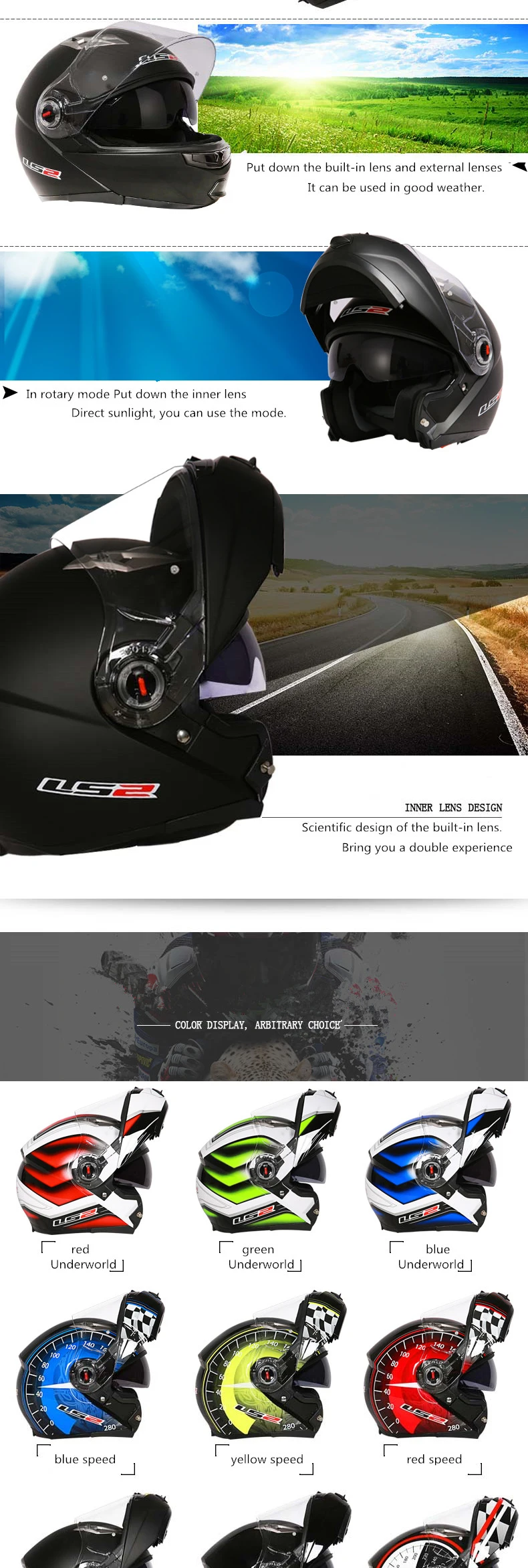 LS2 FF370 флип moto rcycle шлем casco moto двойной козырек Полный лицевой Шлем может изменить противотуманные линзы шлем moto ECE утвержден