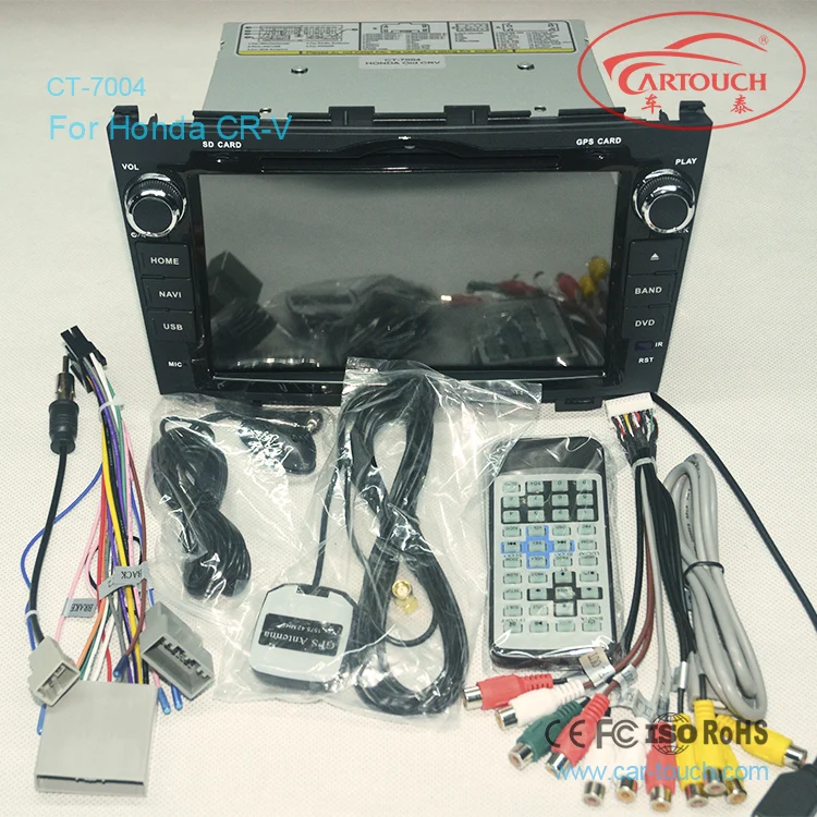 Cartouch Автомобильный мультимедийный плеер 2 Din автомобильный DVD авто радио для Honda/cr/