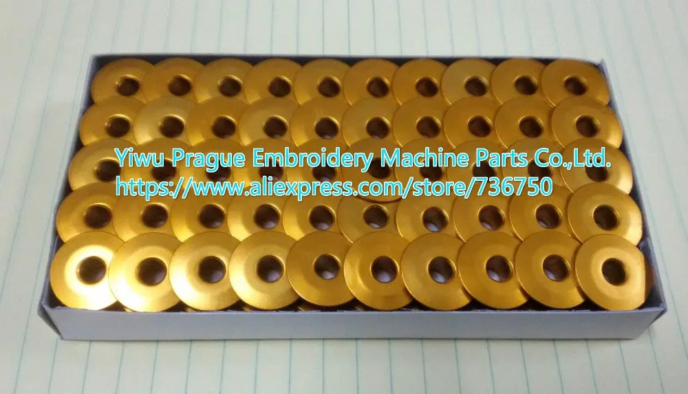 100 pieces of Tajima Barudan SWF and Chinese embroidery machine spare parts - golden bobbins | Дом и сад