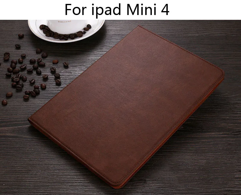 For ipad Mini 4 Чехол для Apple ipad Mini 1 2 3 из искусственной кожи в простом стиле, чехол-книжка с функцией автоматического пробуждения, Чехол для ipad Mini 4, подставка для планшета - Цвет: For ipad Mini 4