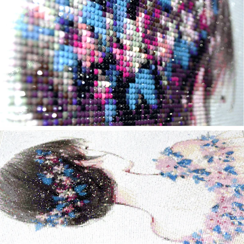 BAIUFOR 3 шт. полный алмазов картина цветы вышивка крестом Алмазная мозаика стразами