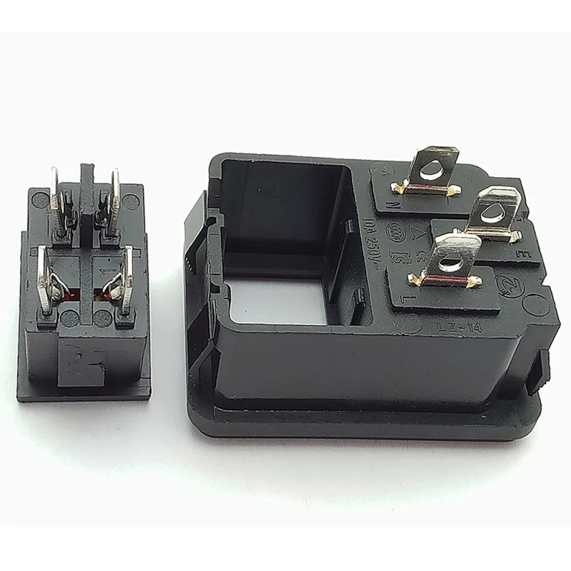 4pins Switch 1 шт. Кулисные Переключатели, выключатель питания и разъем, переключатель с 3 Pin или 4 Pin, адаптеры питания для монтажа в панель - Цвет: 4pins Switch
