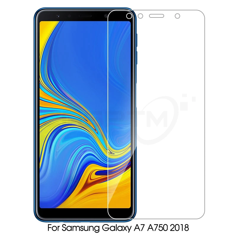 Закаленное стекло с точными отверстиями для samsung Galaxy A6 Plus A7 A750 A8 A9 Star M30 M10 J7 Prime S10e