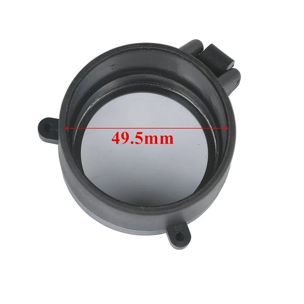 49.5mm 30-64 мм прозрачный прицел для винтовки быстрый флип пружинный открытый объектив крышка для защиты глаз Объектив глаз Калибр Пистолет - Цвет: 49.5mm