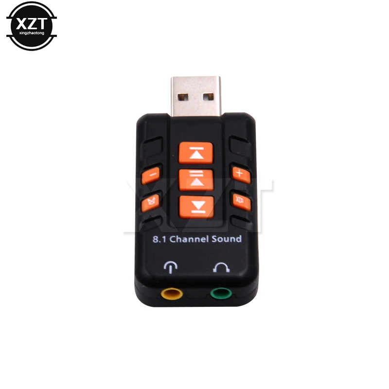 Внешняя звуковая карта USB 2,0/3D Audio, 8,1 каналов, адаптер для Windows Vista/XP, Win7, Win8