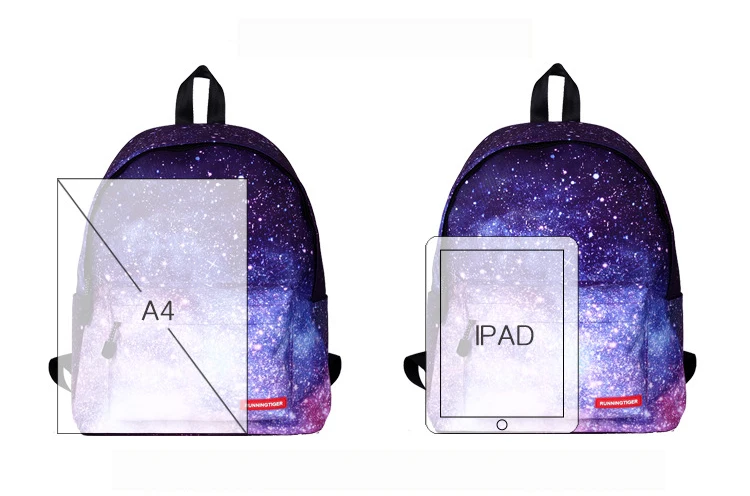 Многоцветный рюкзак, Стильные Galaxy Bookbags, Звездная Вселенная, космические школьные сумки для подростков, Harajuku, женский рюкзак,, для ноутбука, новинка