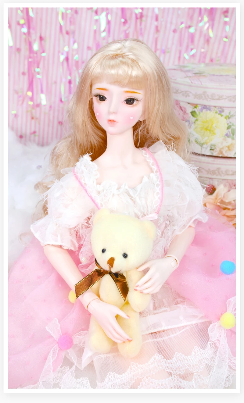DBS 1/3 BJD куклы игрушки 62 см DF Мода принцесса куклы шарнирное тело Великолепная одежда и обувь AI YoSD MSD SD набор игрушка подарок DC лати