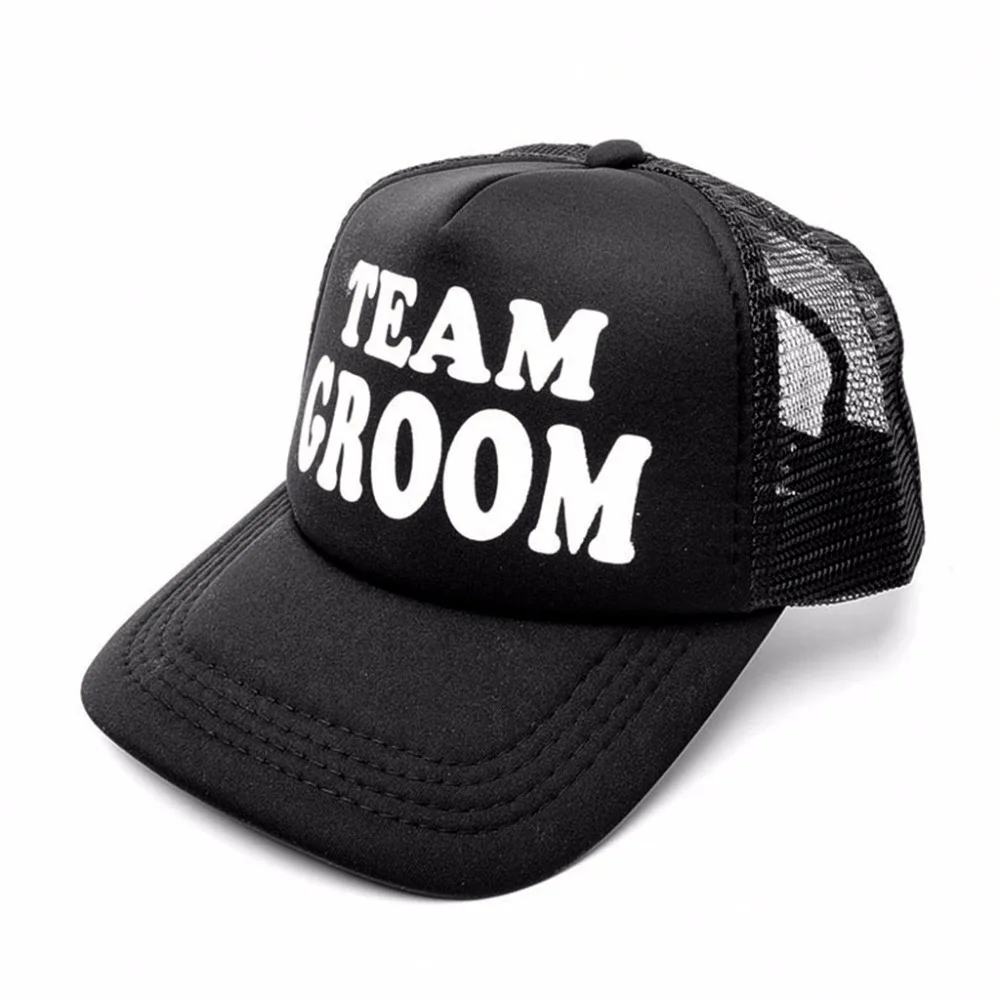 Жениха Drinking Team принт Кепка тракер в Для мужчин хип хоп Snapback Регулируемая