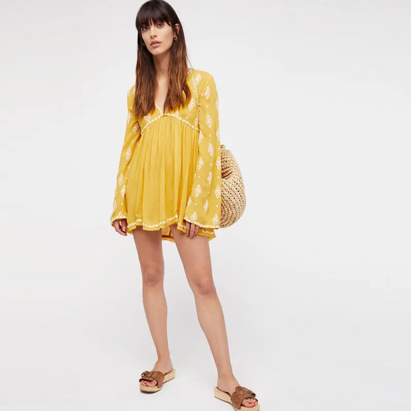 Платье-топ с вышивкой стразами платье большого размера v-образным вырезом