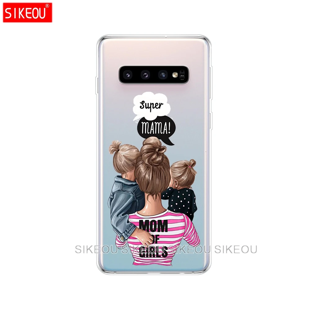 11012 Силиконовый чехол для samsung Galaxy S10 E S9 S8 S7 S6 edge S5 S4 S3 PLUS, чехол для телефона для мамы, дочки, папы - Цвет: 11012
