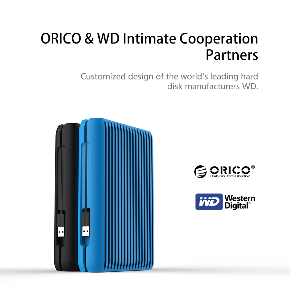 ORICO 2 ТБ USB3.1 Gen2 TYPE C 3 5 10 Гбит/с высокоскоростные противоударные Внешние жесткие