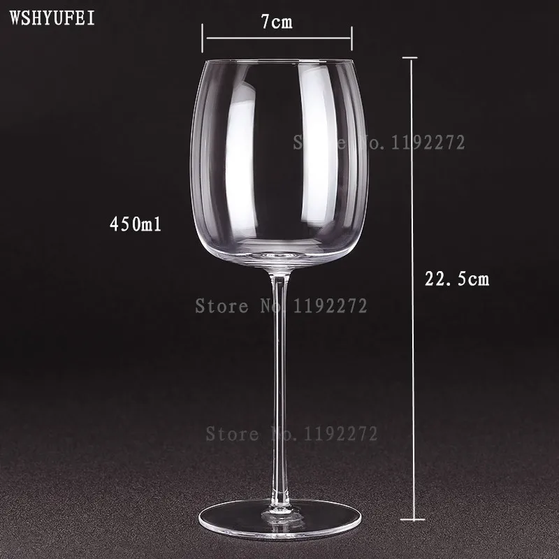 WSHYUFEI Lead-Free Crystal High Cocktail Glass Red Wine Feet Champagne | Дом и сад