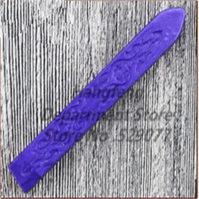 purple 10 цветов Ретро Печать штампов специальная запечатывание Восковая Палочка для букв свадебные приглашения уплотнительные полоски восковые принадлежности для меток - Цвет: purple