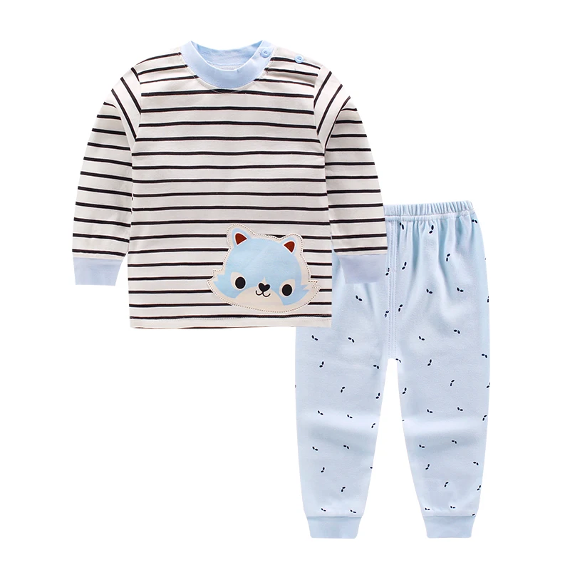 Baby Boy Clothing Set Long Sleeve+Pants 2pcs Sport Suit Children's Clothes Newborn Little Dinosaur Tracksuit |