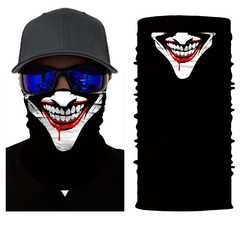 Солнцезащитная маска с черепом для лица Балаклава гетры шейный платок охоты на