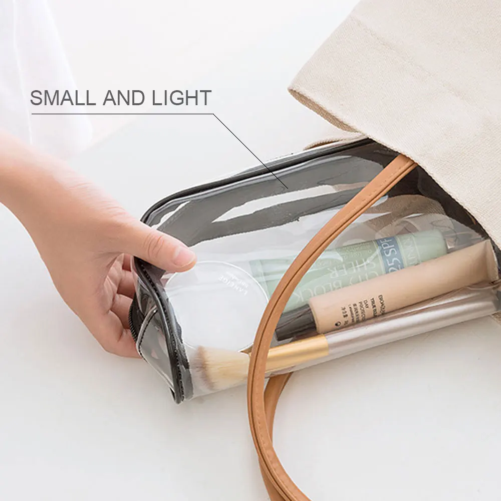 Новый прозрачный косметичка Путешествия Водонепроницаемый из ПВХ Для женщин