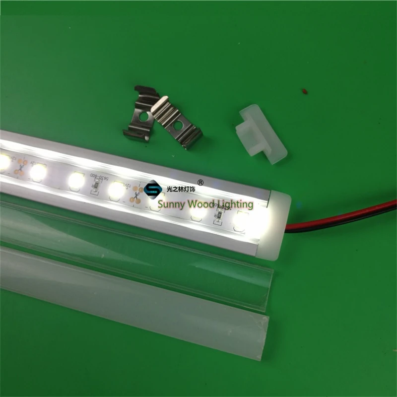 Встраиваемая Светодиодная панель 2 шт./лот 24 В 50 см встроенная жесткая лента 5630 7