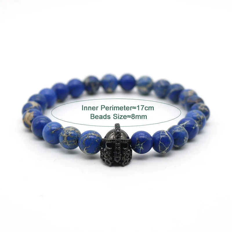 Браслет с бусинами в виде римского воина|bracelets for|helmet braceletstone bracelet |
