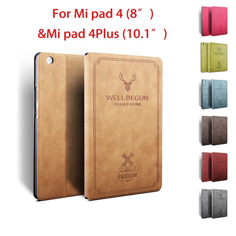 Чехол для Xiao mi pad 4 защитный чехол анти-осень 8 дюймов флип-чехол mi pad 4 Plus 10,1 дюймов защитный чехол