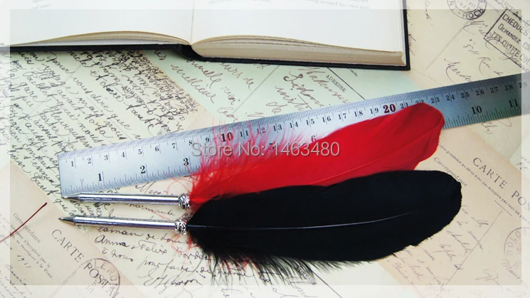 14 расцветок. Милая и элегантная ручка-перо. Шариковая ручка. Ручки со скидкой.