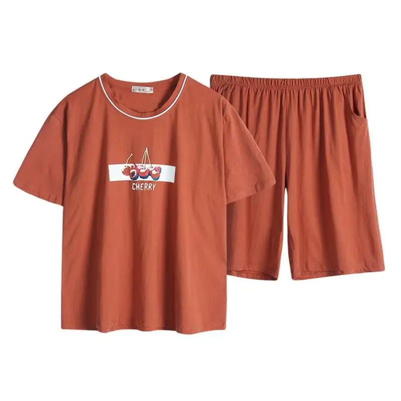 Женская ночная рубашка из пижамы большого размера хлопка цвет в ассортименте S M L