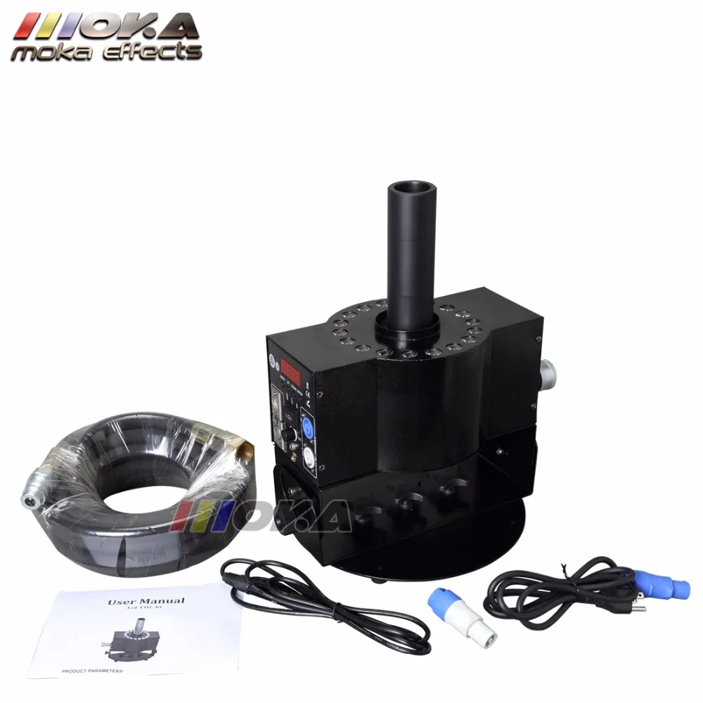 2 шт./лот сценический эффект rgb LED CO2 cryo Jet Машина подвижная co2 jet cannon free gas hose для