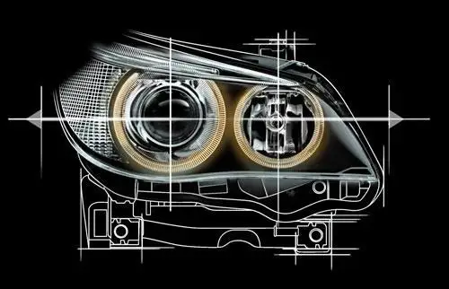 2020 Новый 4 гало кольца авто с холодным катодом (CCFL) Ангельские глазки светильник
