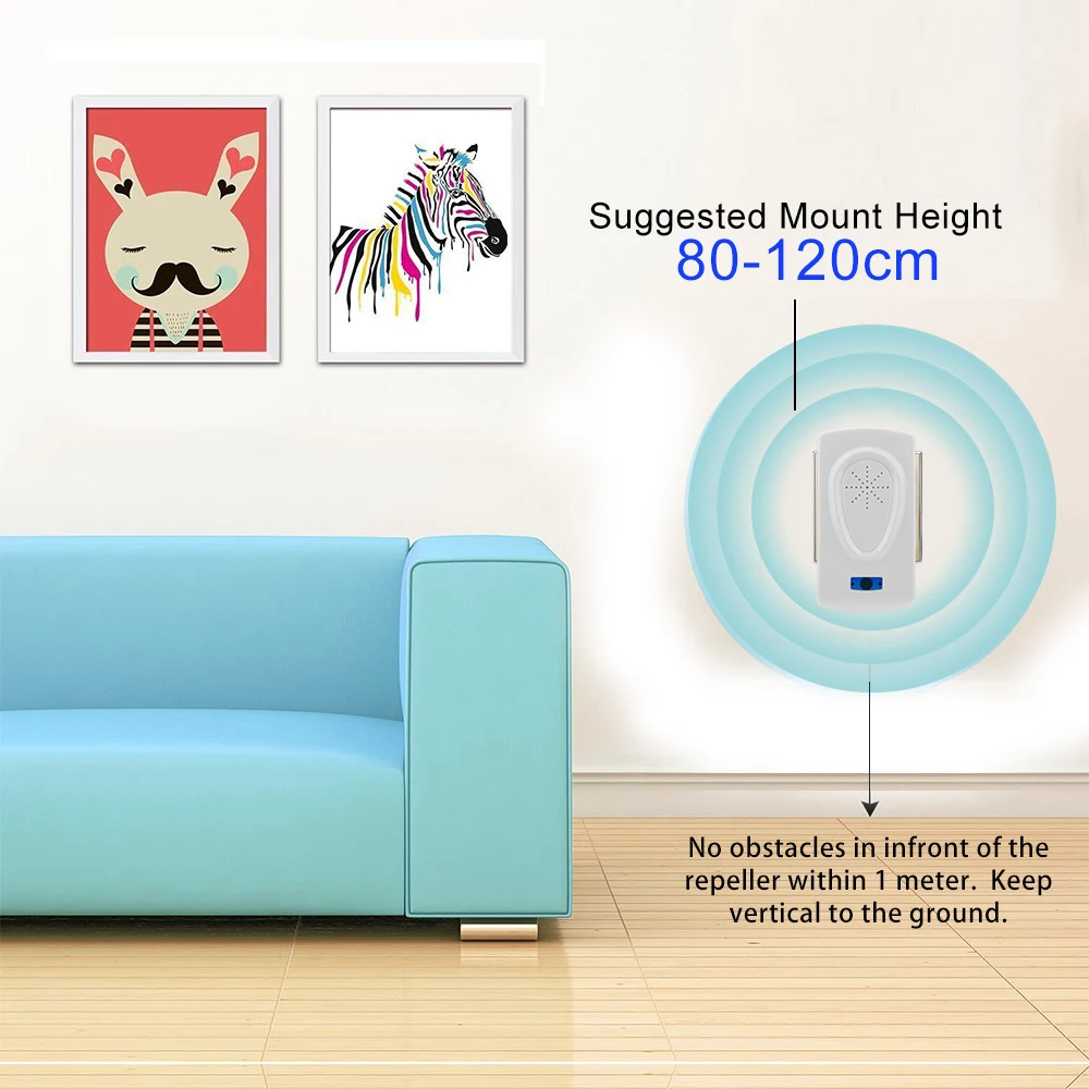 Ультразвуковое устройство для отпугивания вредителей уничтожения насекомых