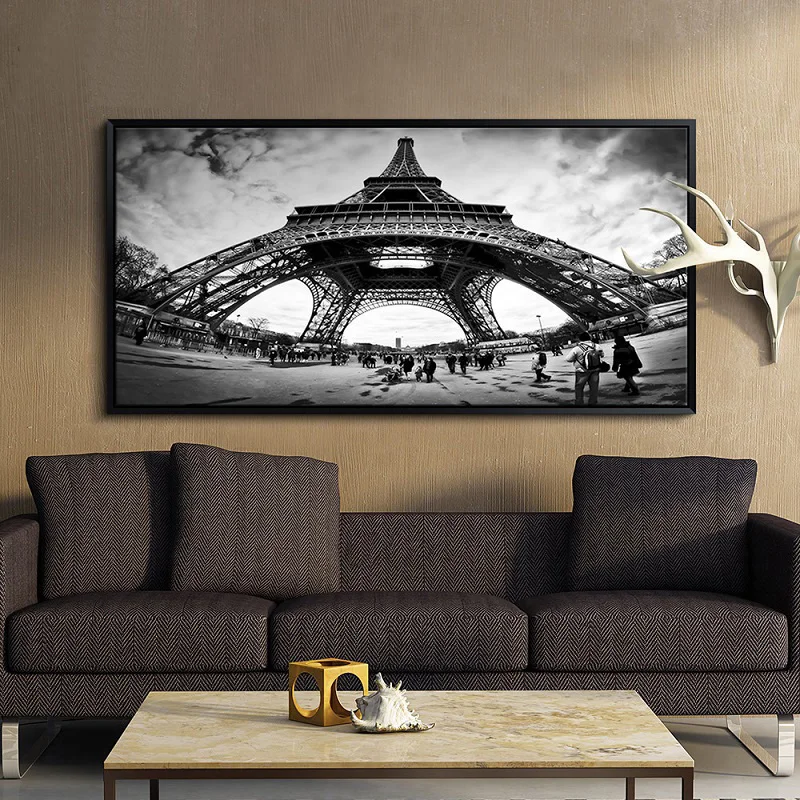 Новый дизайн большого размера с рисунком под открытым небом в Париже современный