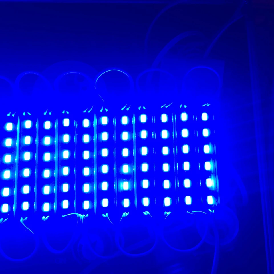 20шт 5730 СВЕТОДИОДНЫЙ модуль DC12V 6 светодиодный s водонепроницаемый наружный светильник подсветка для билборда белый, красный, синий, зеленый люменов