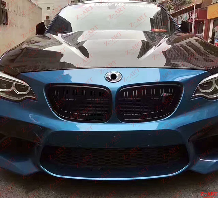 Z-ART углеродное волокно капота двигателя для BMW M2 2015-2019 реальные крышка F87 |