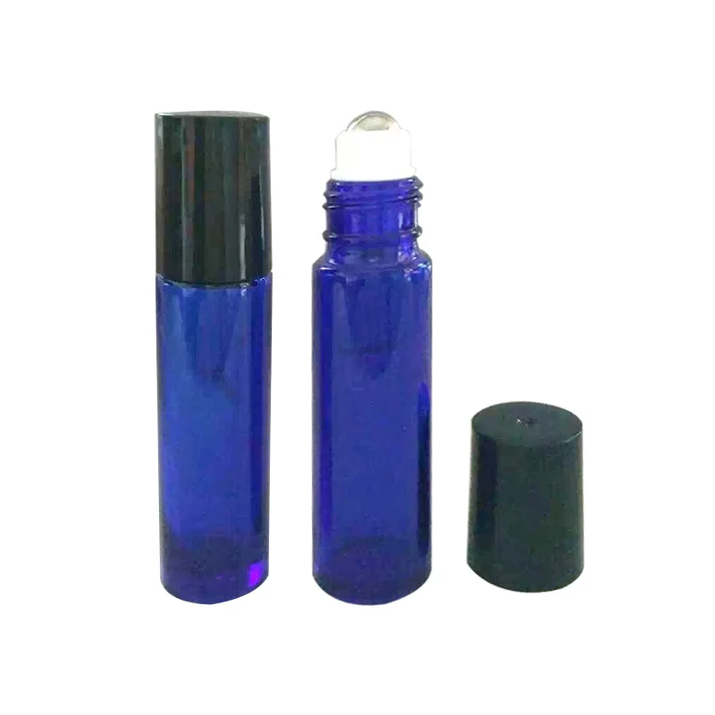 10 шт. синие флаконы для эфирных масел ароматерапия Портативные мл гладкие