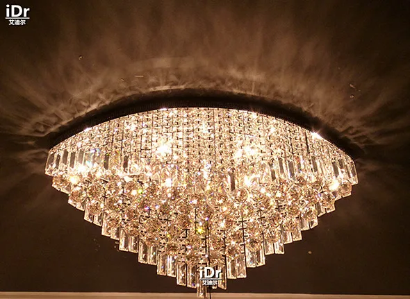 Континентальная столовая хрустальная лампа для спальни LED минималистский