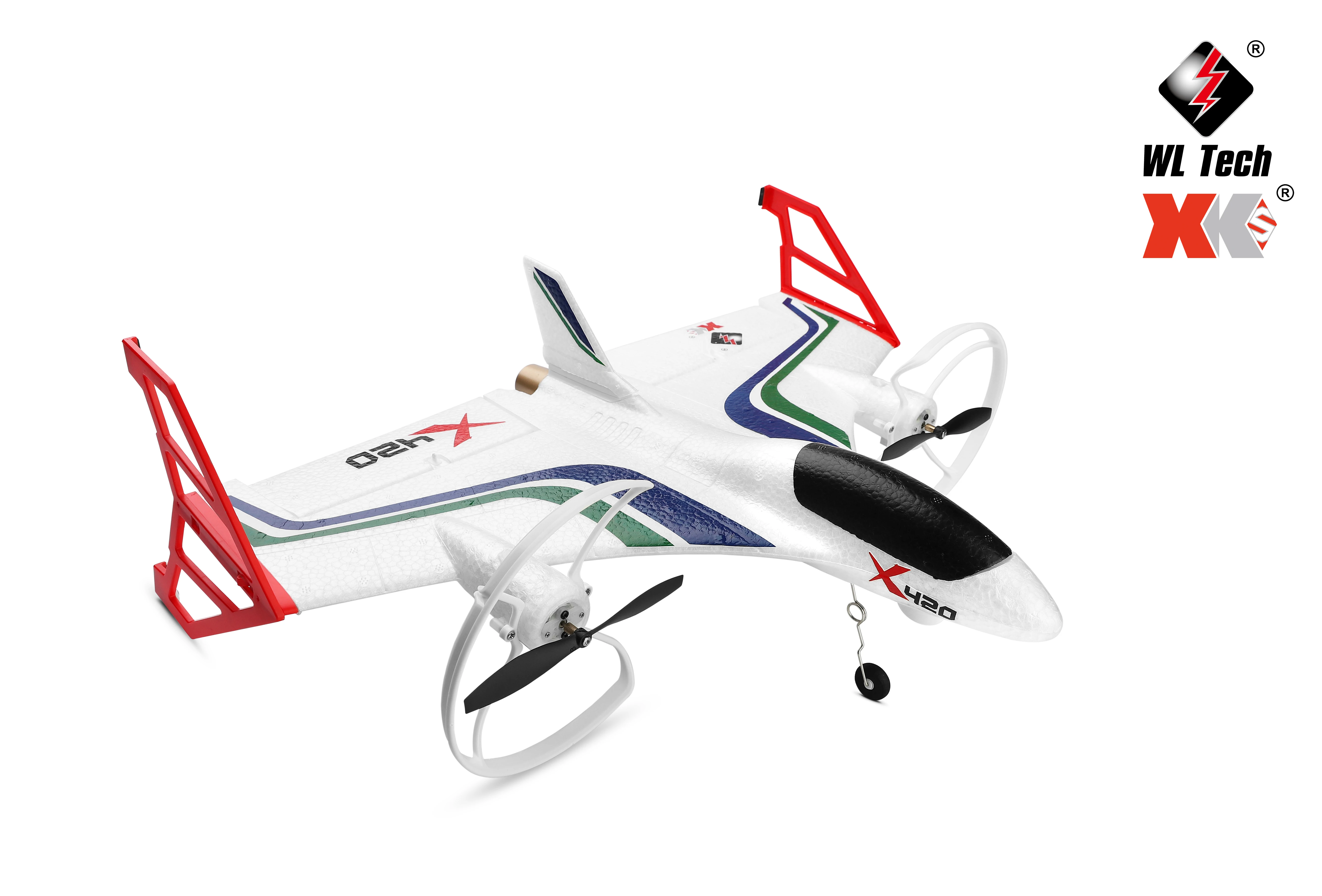 IMPULLS wltoys X420 планер из пеноматериала самолет 6 осевой гироскоп бесщеточный