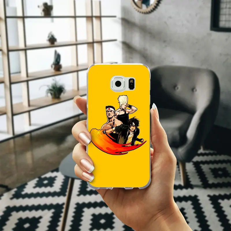 Soft TPU The King Of Fighters Iori Yagami Phone Case for Samsung Galaxy Note 2 3 4 5 8 S2 S3 S4 S5 Mini S6 S7 S8 S9 Edge Plus | Мобильные